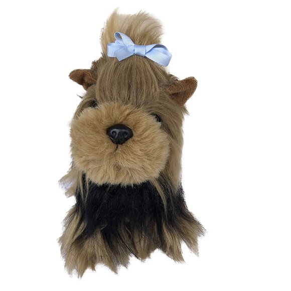 Battat Yorkshire Terrier Puppy Plush Realistic Dog Stuffed Vintage 9 Inches Tall - Picture 7 of 10